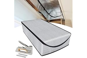 Storystore Attic Stairs Insulation Cover 25" x 54" x 11" - Attic Ladder Insulation Cover with Installation Tool - Attic Insulation Tent with Zipper - Fire Proof Attic Cover Stairway Insulator