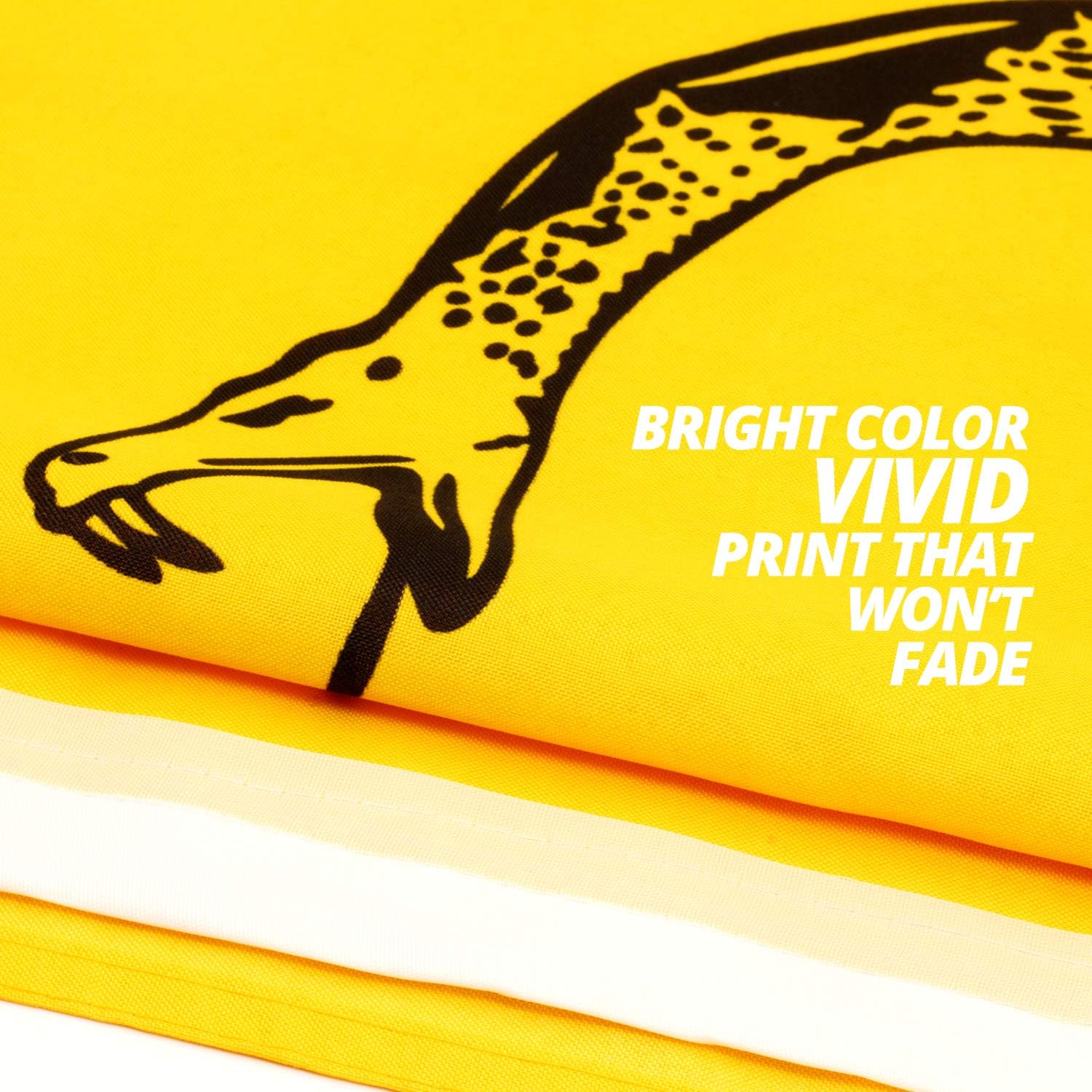 Anley Fly Breeze 3x5 Foot Don't Tread On Me Gadsden Flag - Vivid Color and Fade Proof - Canvas Header and Double Stitched - Tea Party Flags Polyester with Brass Grommets 3 X 5 Ft : Garden & Outdoor