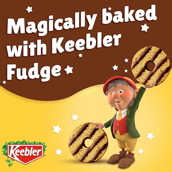 KEEBLER ON-THE-GO FUDGE STRIPES COOKIES, 12 COUNT (PACK OF 1)