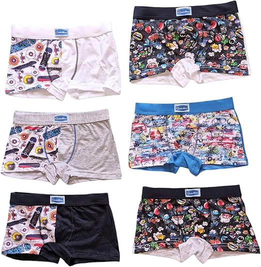 10 Boxer Cotone Per Ragazzi - Mutande Bambino 2-15 Anni, Confezione Multipack - Foto 4