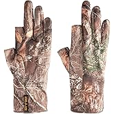 Hot Shot Men's Copperhead Stretch Three Finger Glove – Outdoor Hunting Gloves