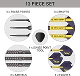 Target Darts Luke Littler G1 Steel Tip Darts 90% Tungsten 23G Swiss Points view 5