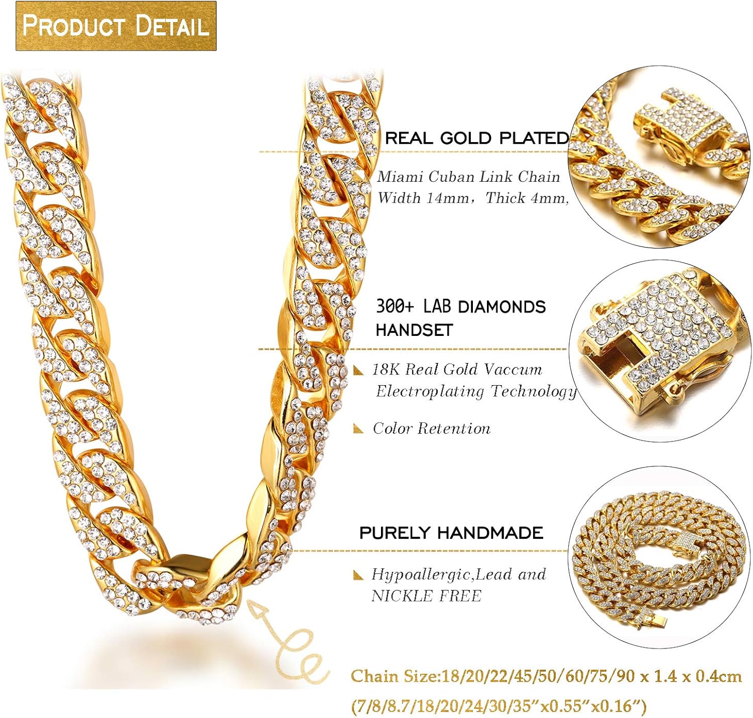Halukakah Diamonds Gold Watch Iced Out, Reloj De Cuarzo Para Hombre, Chapado En Oro Real De 18