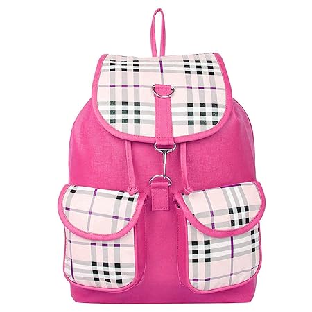Bizarre Vogue Stylish College Bags Backpacks For Girls (Pink,BV1044)