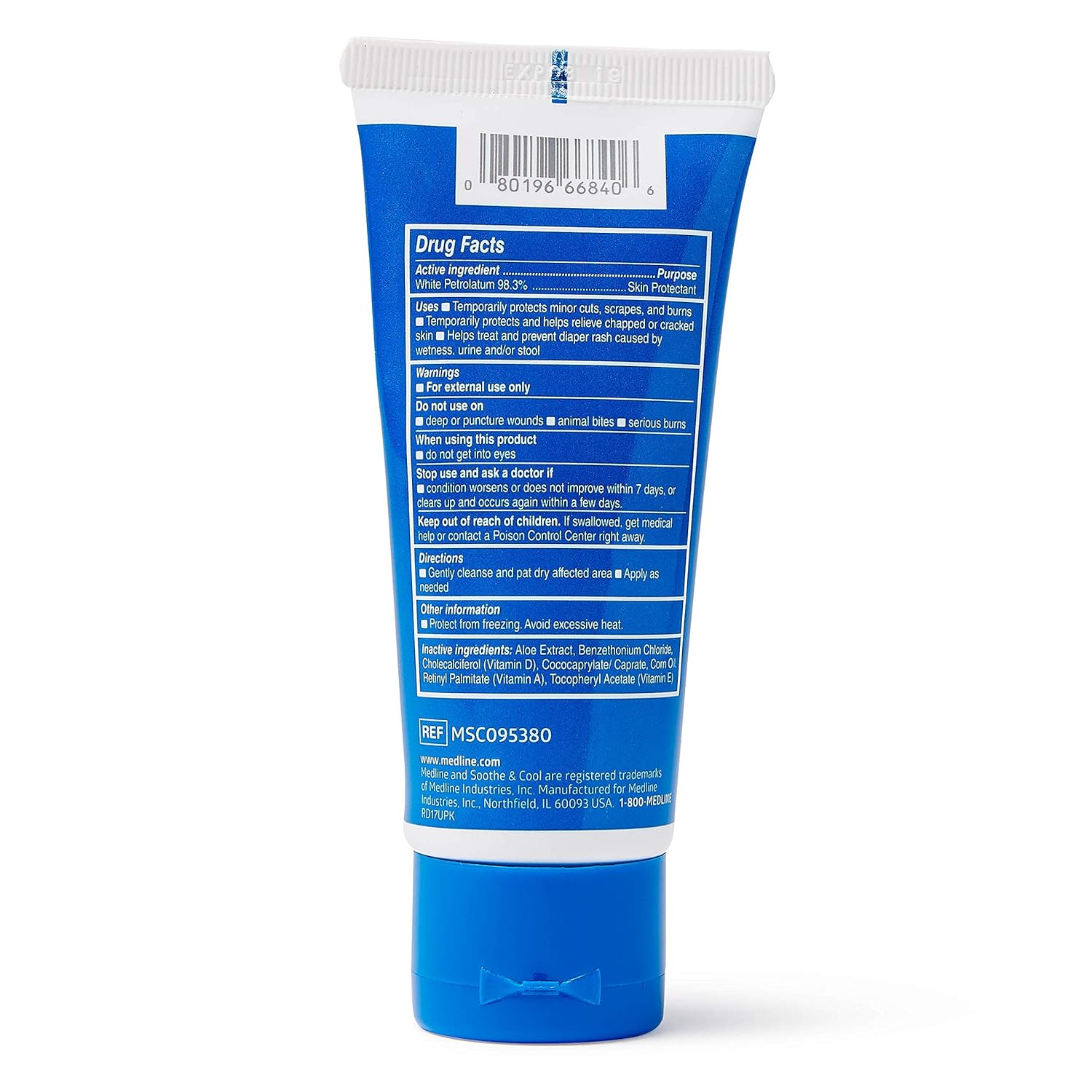 Medline Soothe and Cool Moisture Barrier Ointment, 7 Oz: Industrial & Scientific