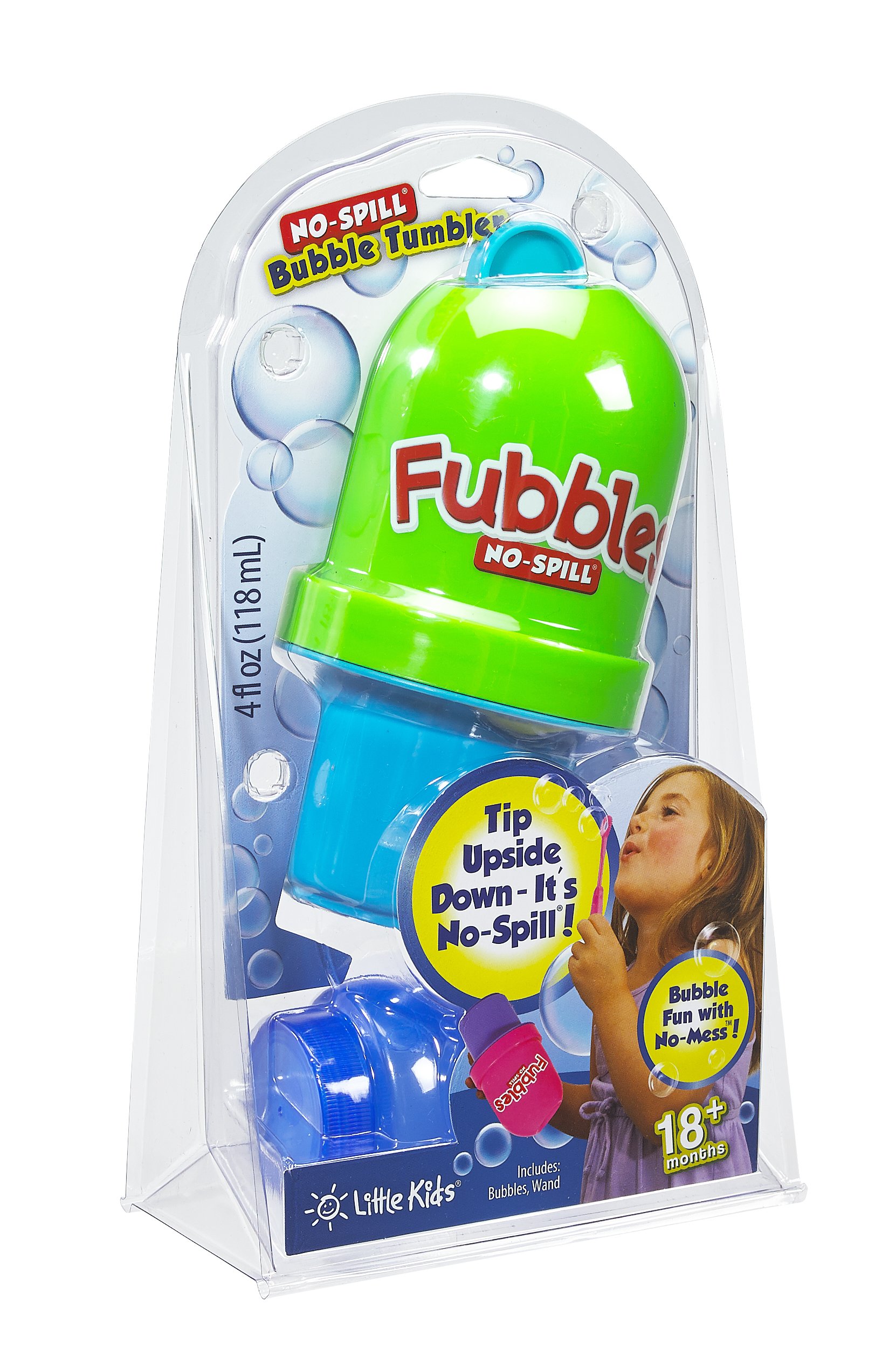 Fubbles NoSpill Bubble Tumbler Minis Pastel Colors (2 Pack