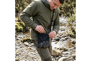 Rock Collecting Bag Foraging Pouch: Belt-to-Sling Convertible Rock Collection Lightweight Mesh Bag for Rockhounds - Outdoor G