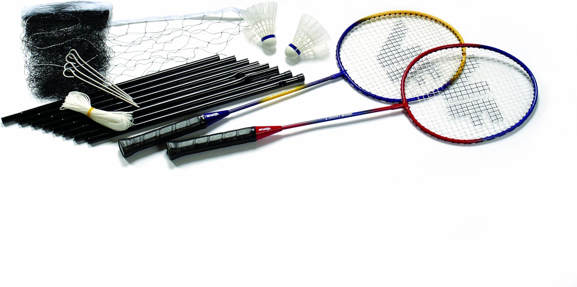 Vicfun Hobby Set A Badminton Set - Red/Blue/Yellow/Black