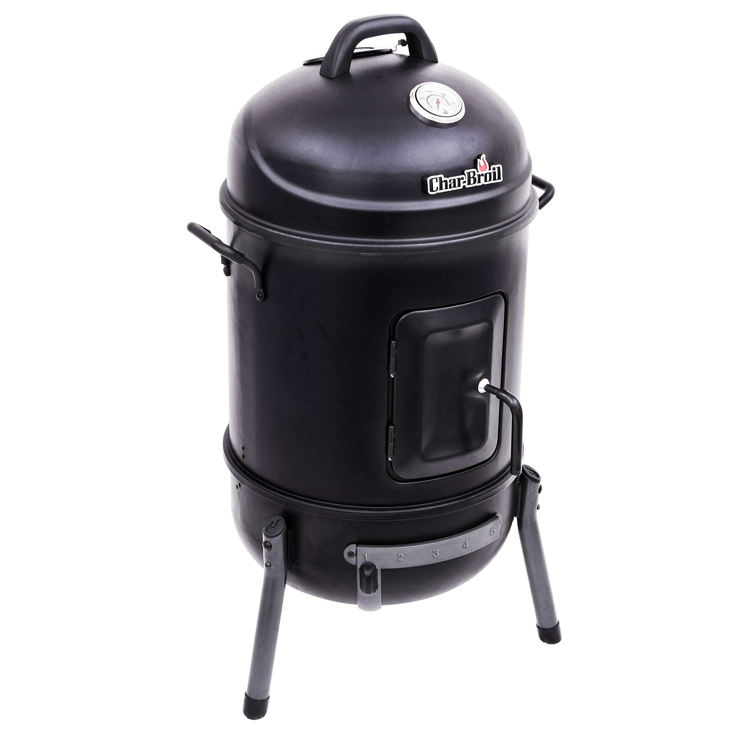 CharBroil Bullet Charcoal Smoker Garden Outdoor Grill Cooking Grillers