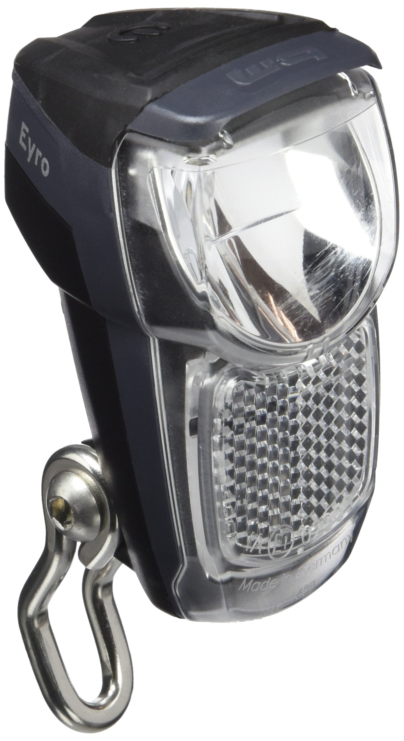Busch & Müller Lumotec IQ Eyro Battery Headlight for Fork Mounting Black/Silver