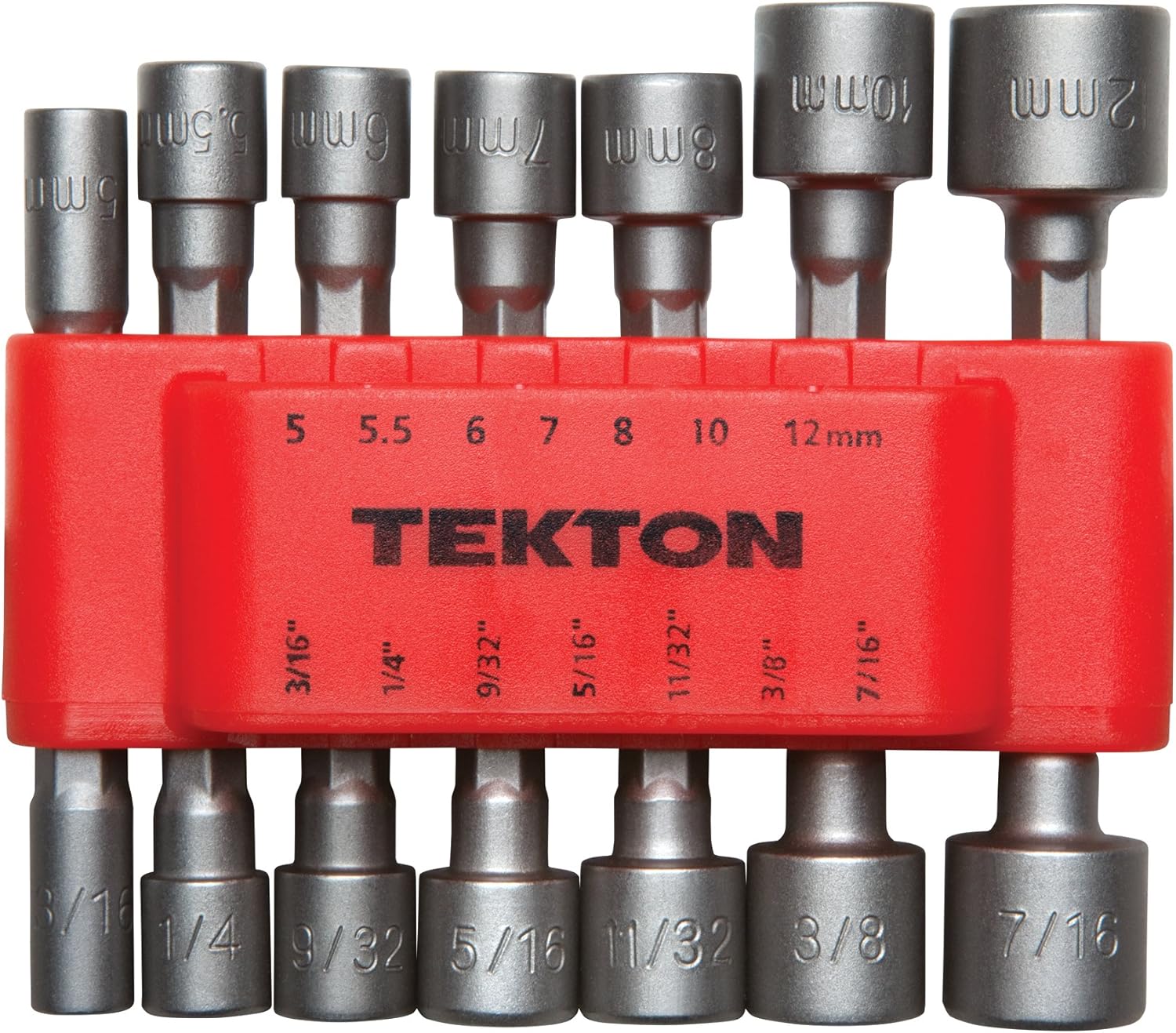 TEKTON 2938 Quick-Change Power Nut Driver Bit Set with Detents, 14-Piece: Home Improvement