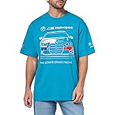 PUMA Men's Standard BMW M Motorsport Graphic T-Shirt, Tropical Blue Bold AH25