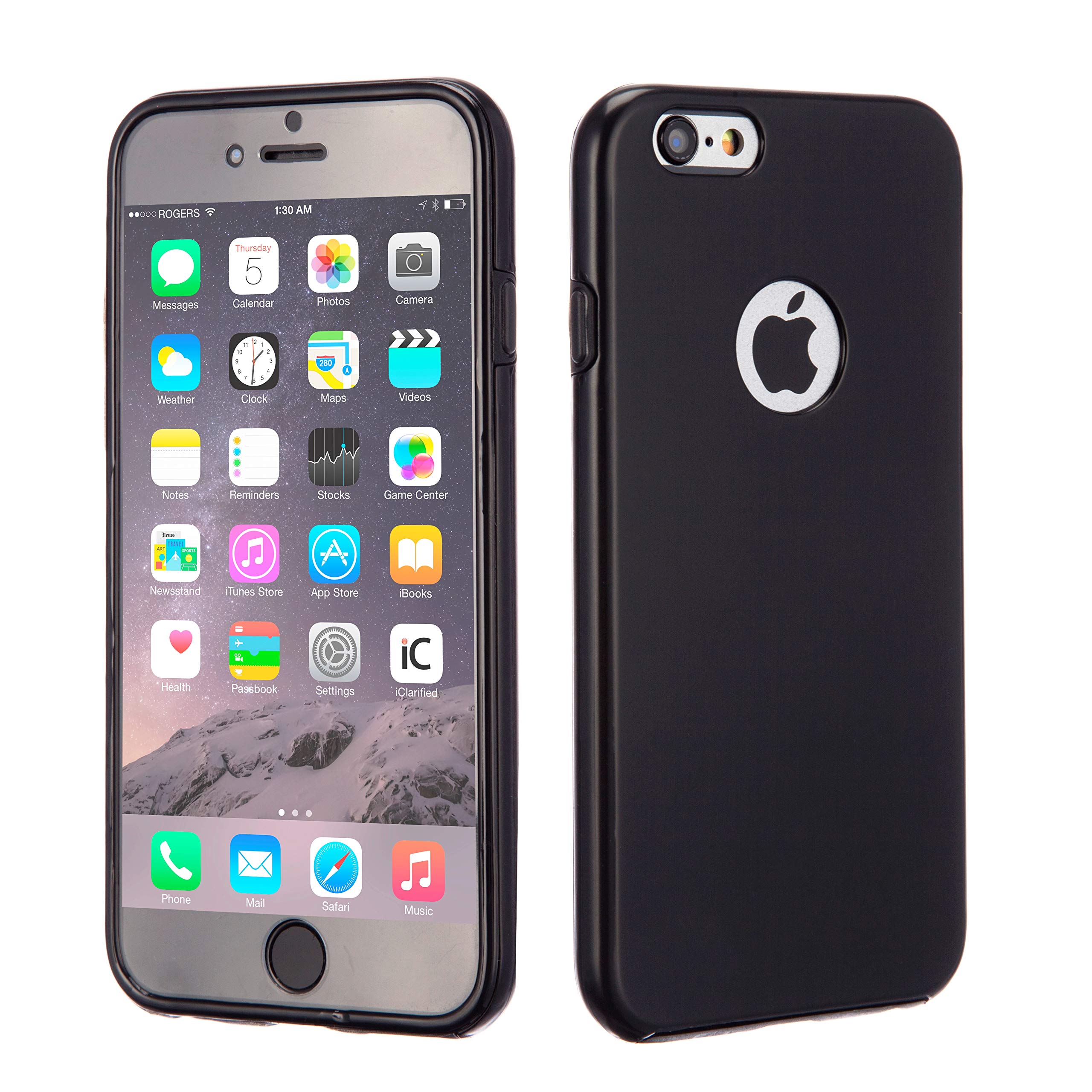 NWNK13 For iPhone iPhone 8 Plus/iPhone 7 Plus Case Crystal Clear Slim Fit Front & Back 360° Case Built-in Screen Protector Transparent Full Body Silicone Gel Mobile Phone Cover for iPhone 8+ — image 1