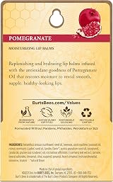 Burt's Bees Pomegranate Moisturizing Lip Balm Natural Beeswax Fruit Extracts 2 view 8