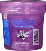 Eco Style Curl & Wave Styling Gel Pink 473ml ECO17 Firm Hold Water Based view 3