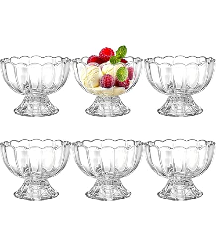 STOBAZA 3 Pcs Creative Xxcm Tumbler Tasting Cups Goblets Cocktail Dish For Meal Trifle Container Silver S/Sauce Sundaes S Tiramisu Glasses Hotel Holder Parties Parfait Footed Yogurt Prep
