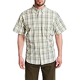 Smith's Workwear Mens Short Sleeve Cotton Plaid ShirtShirt