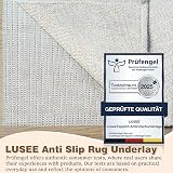 Lusee Anti Slip Rug Underlay 80x150cm Non Slip Matting for Hard Surfaces view 3