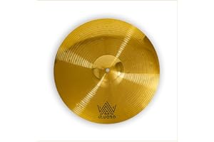 ULUOBO Crash Cymbal, 16 inches Practice Cymbal (Gold)