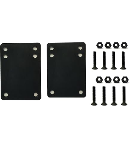 Skateboard Riser Pads Rubber Risers 12mm 1/2'' Set of 2 US Fast