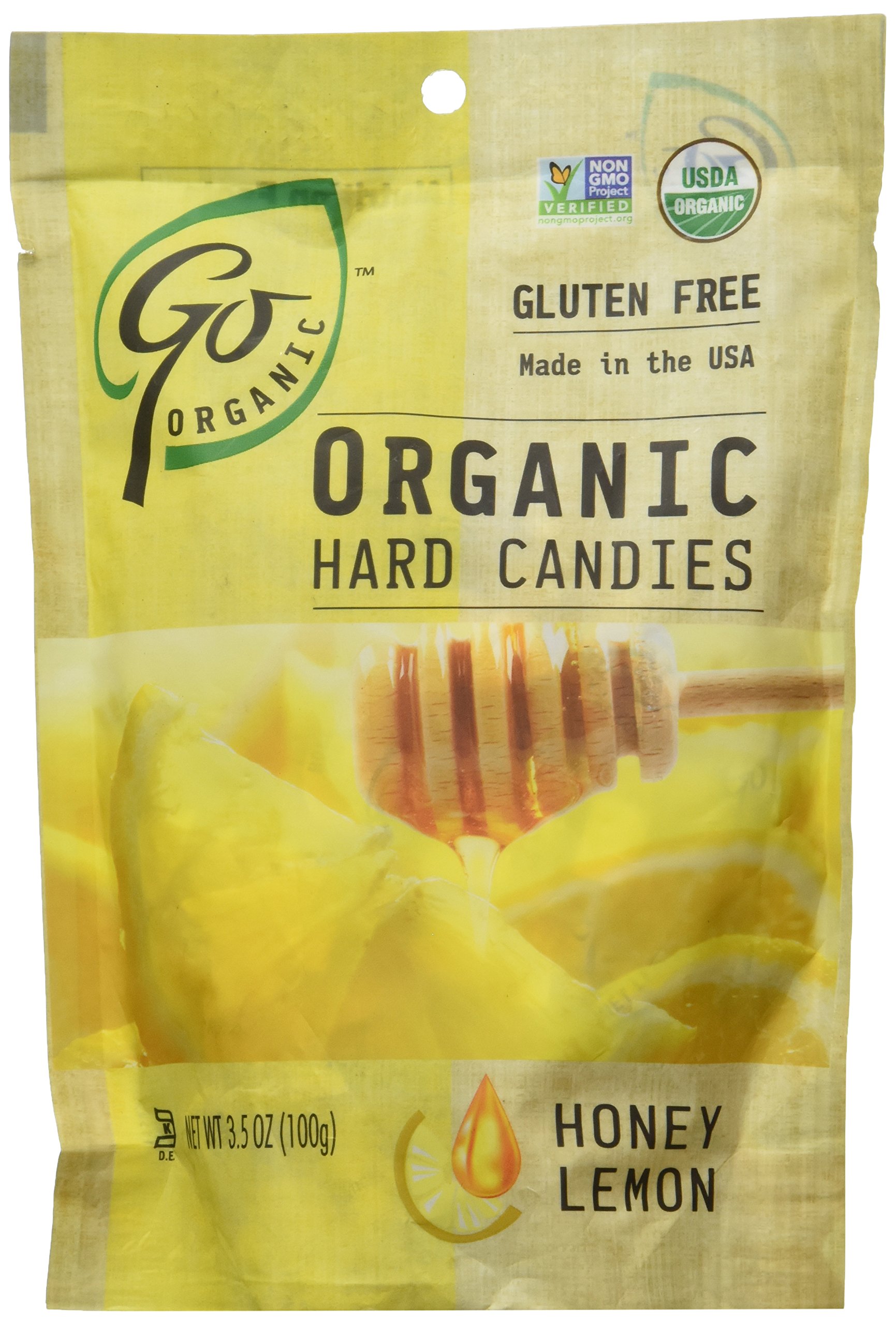 Go Organic Hard Candy Honey 3.5 Oz Case Of 6 Chocolate And Candy