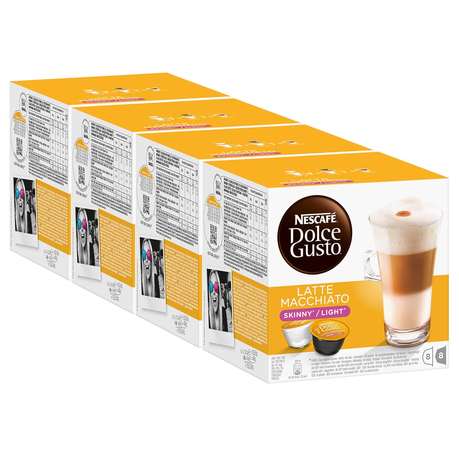 Nescafé Dolce Gusto Latte Macchiato Light, weniger Kalorien, Kaffee