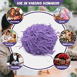 Tisspoms 2LB Purple Crinkle Cut Paper Shred