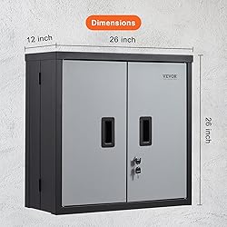 VEVOR Metal Garage Locker Mounted 26" Small Tool