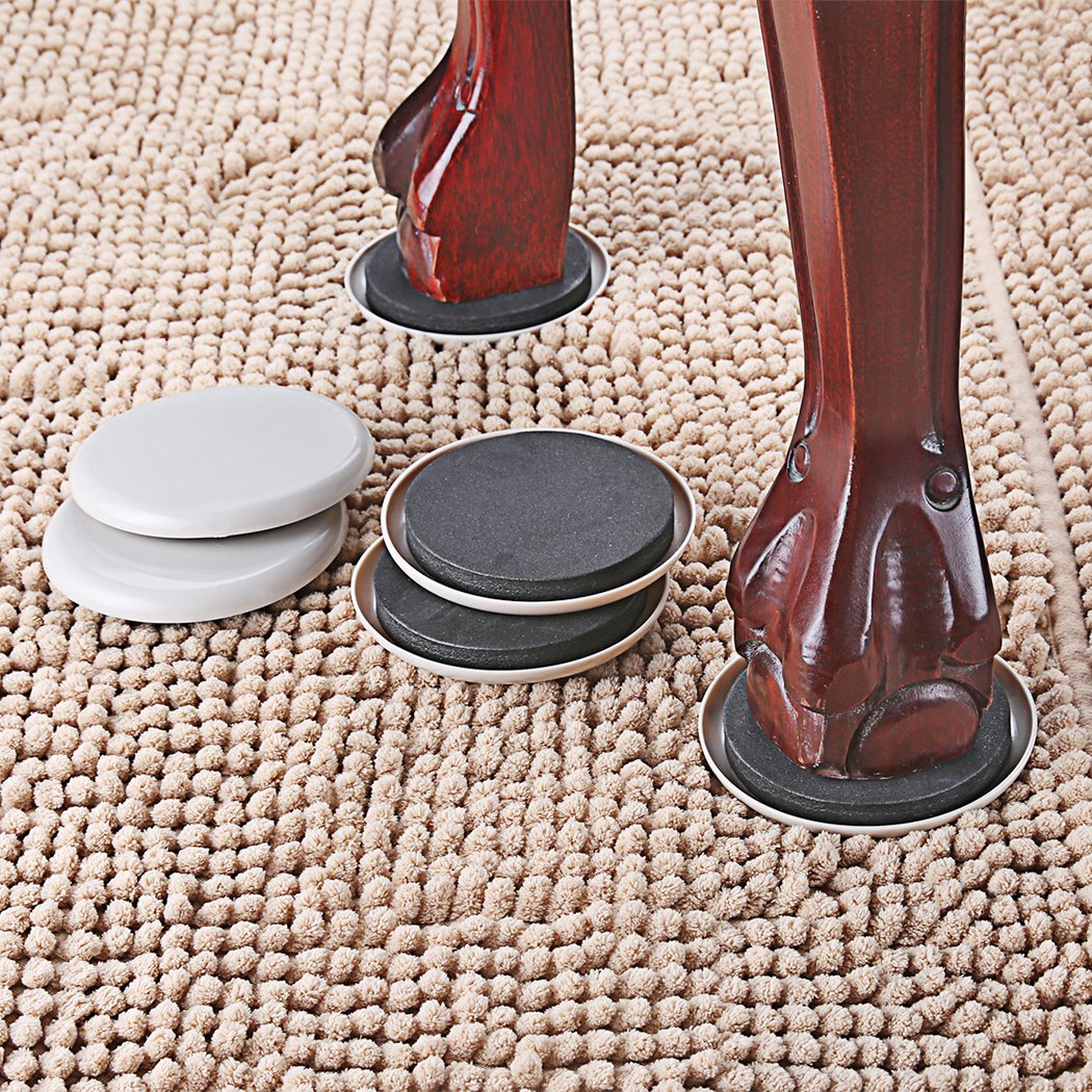 Furniture Slider Mover Glider For Carpets Hardwood Floor Multi Sizes 12