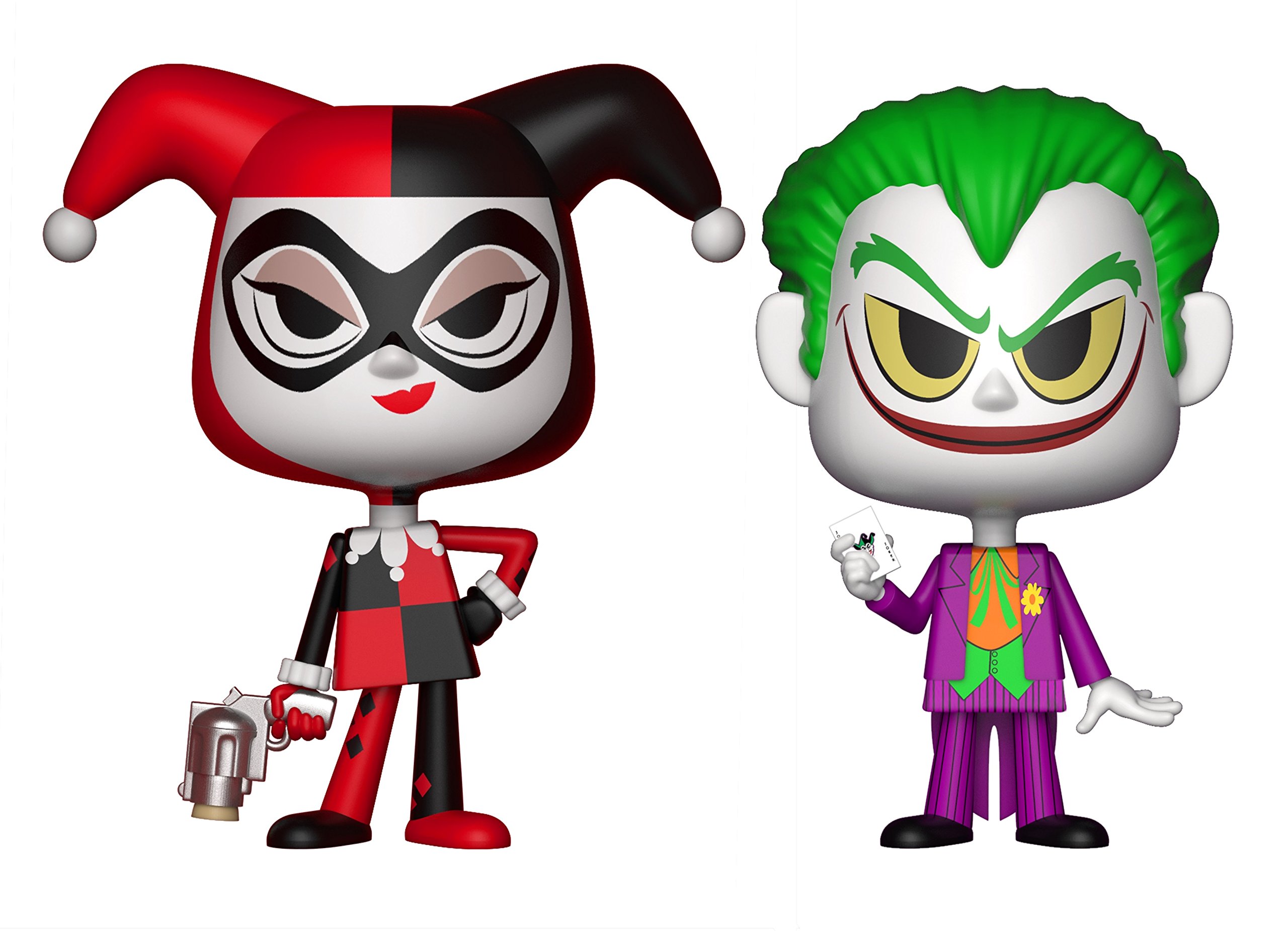Funko 25528 Vinyl DC Harley and Joker Figure, 4 Inch