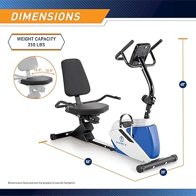 Buy Marcy Magnetic Recumbent Exercise Bike With 8 Resistance Levels Online In Indonesia B07k79clft