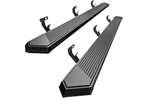 YITAMOTOR Running Boards Side Steps Compatible with 2009-2018 Dodge Ram 1500 Crew Cab/ 2019-2024 1500 Classic/ 2010-2026 Ram 2500 3500-6in Black Step Rail Nerf Bar