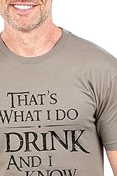 Thread Tank I Drink and I Know Things Men Modern