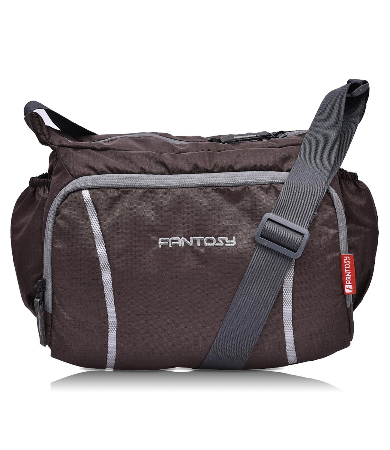 fantosy men grey polyester slingbag (mb-002)