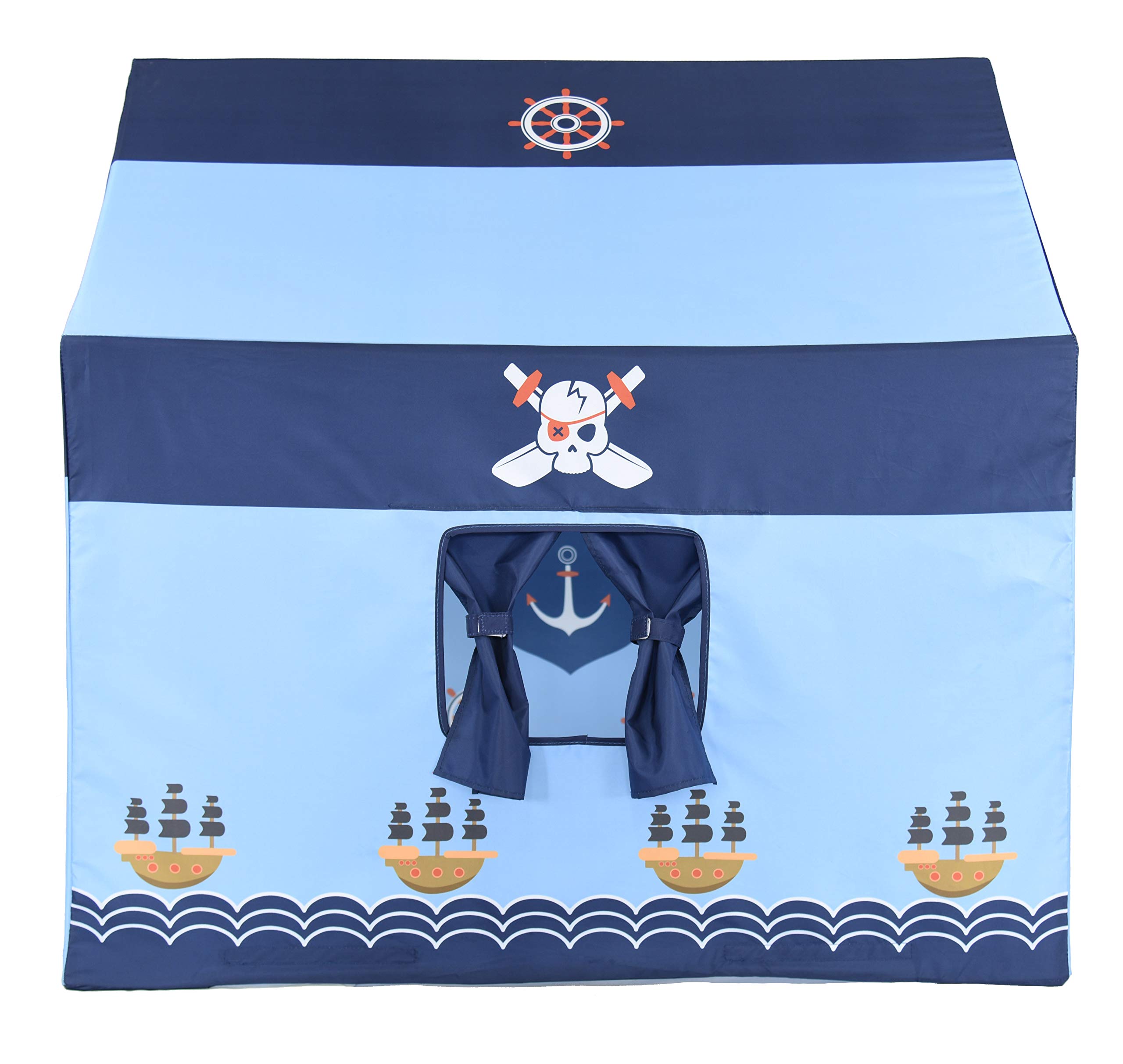 NARMAY® Play Tent Pirate Club Playhouse for Kids Indoor/Outdoor Play - 40 x 28 x 40 inch