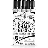 CHALKY CROWN Liquid Chalk Marker Pen - Dry Erase Marker - Chalk Markers for Chalkboard Signs, Windows, Blackboard, Glass - 6m