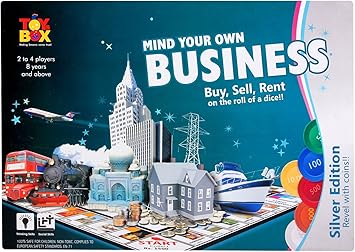 toyztrend Strategy Business Silver Game for Young Businessman to Build Their own World of Properties