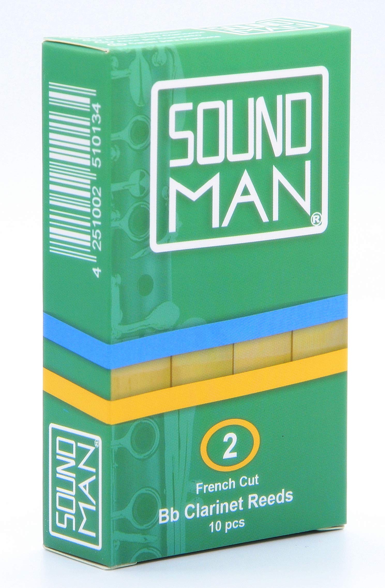 Boehm Clarinet Reeds Soundman® Cane Student 10 pcs Reed Clarinets Böhm System (2.0)