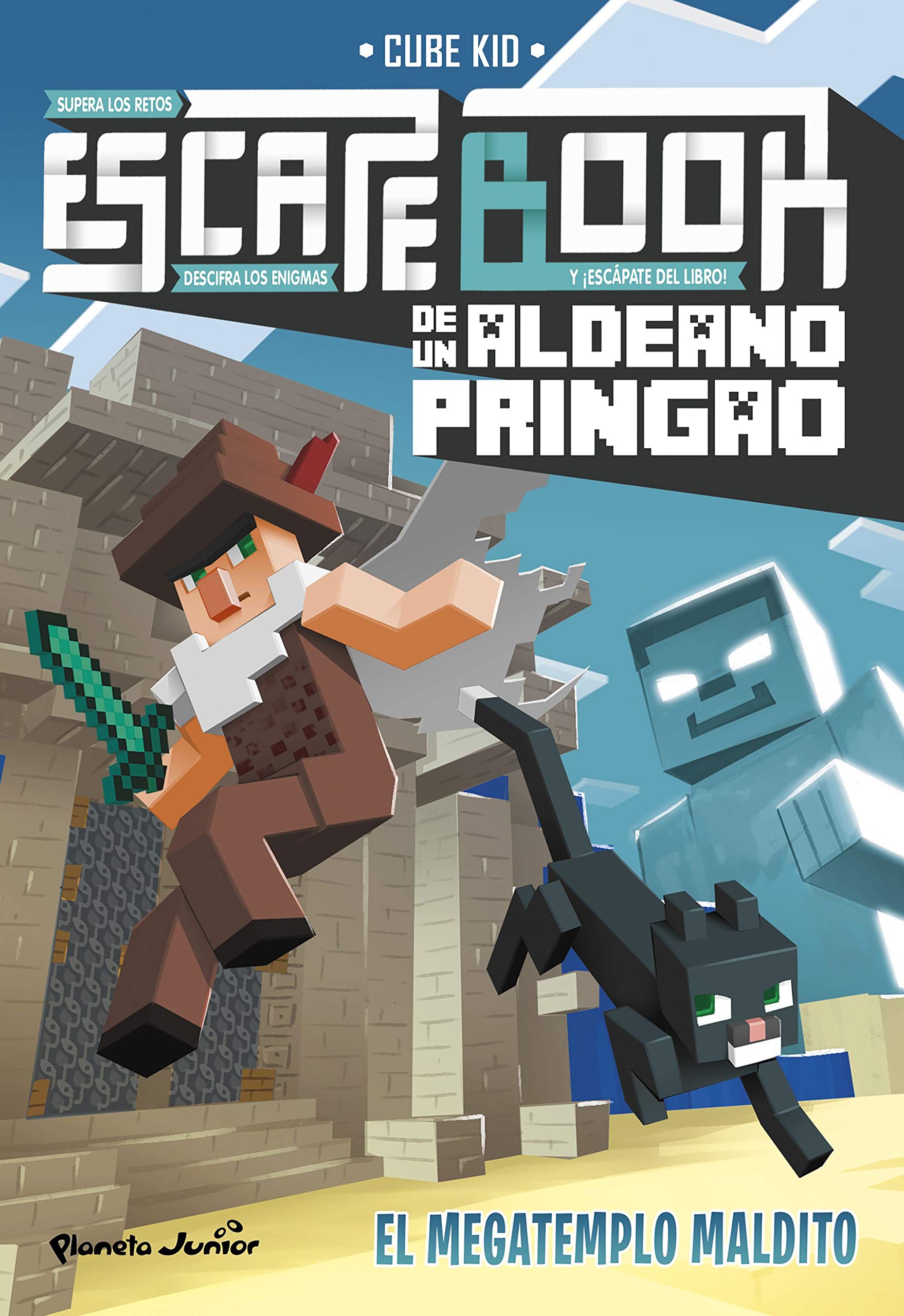 Planeta Escape book de un aldeano pringao. El megatemplo maldito (Minecraft)