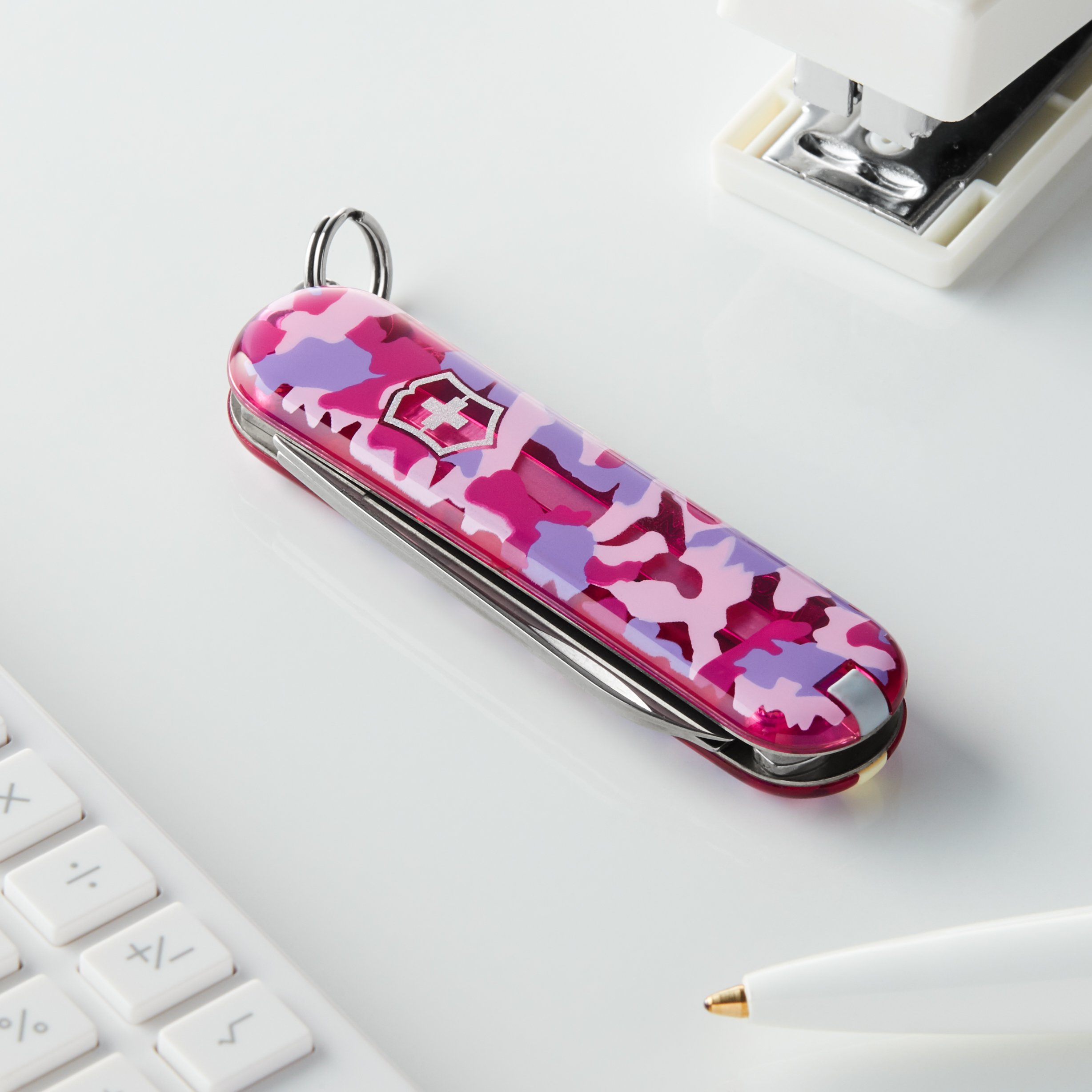Victorinox Swiss Army Classic SD Pocket Knife, Pink Camo Buy Online