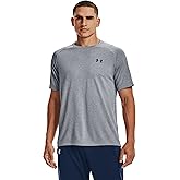 Under Armour Men's Tech 2.0 Short-Sleeve T-Shirt , Steel Light Heather (036)/Black, Medium