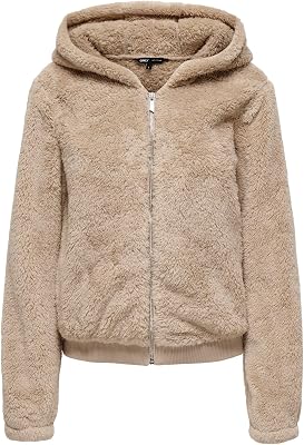 Bestseller A/S ONLNEWANNA Contact Sherpa Jacket CC OTW Giacca Humus, M, Humus, M