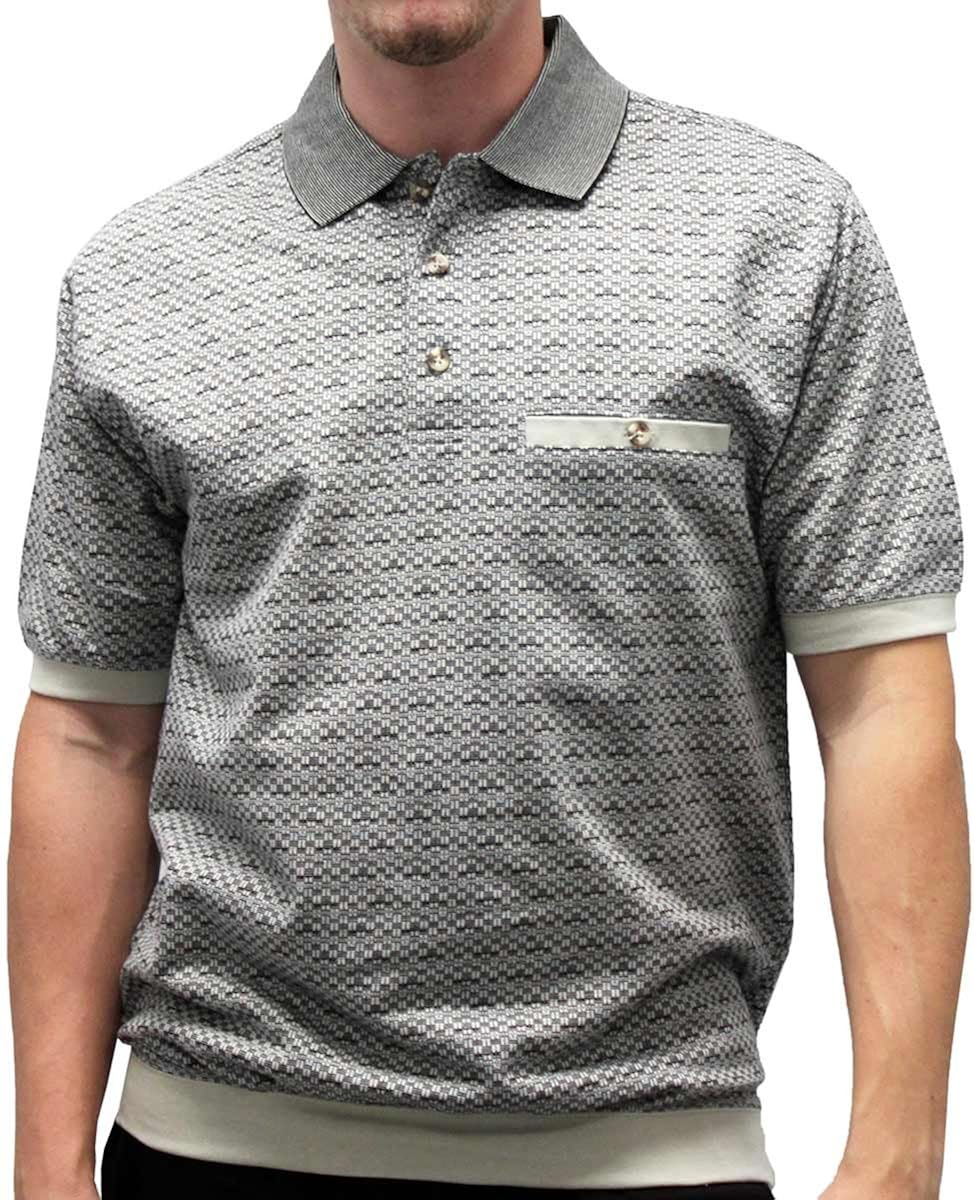 Safe Harbor Short Sleeve Banded Bottom 6191315 (Small) Taupe at Amazon