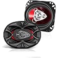 BOSS Audio Systems CH4630 Chaos Exxtreme Series 4 x 6 Inch Car Door Speakers - 250 Watts Max (per Pair), Coaxial, 3 Way, Full Range, 4 Ohms, Sold in Pairs, Bocinas para Carro
