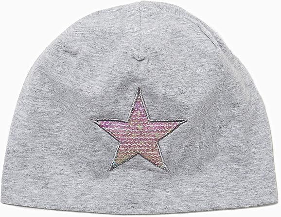 girls grey bobble hat