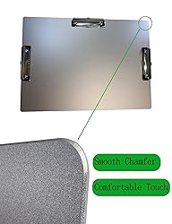 Three-Clip Landscape Clipboard,Metal Clip Board