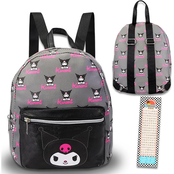 Amazon.com: My Melody and Kuromi Mini Backpack for Women  display picture 1