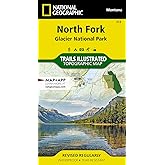 North Fork: Glacier National Park Map (National Geographic Trails Illustrated Map, 313)