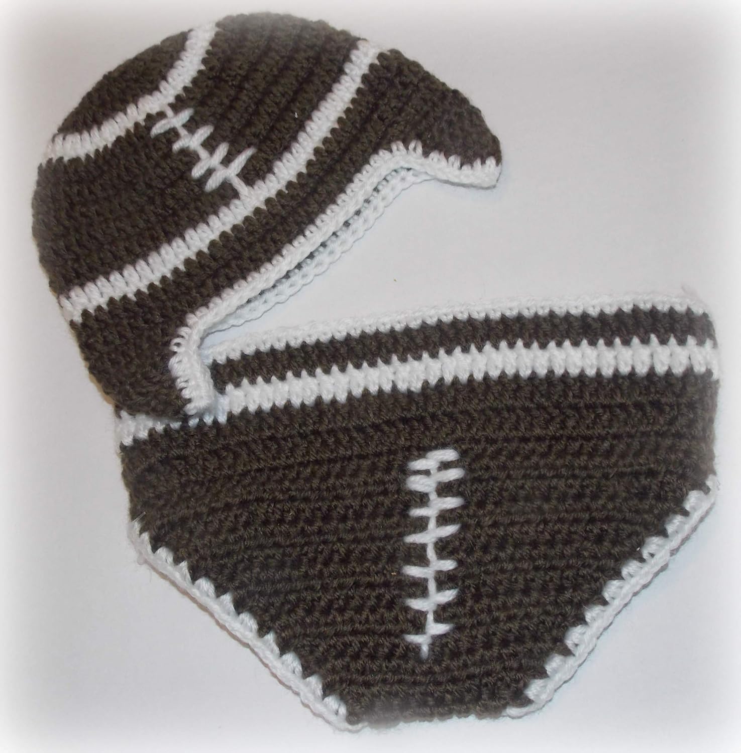 crochet football hat