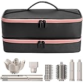 Travel Carrying Case for Hair Dryer for Shark FlexStyle Hair Dryer Bag Double-Layer Beauty Styler Organizer Hair Tool Storage